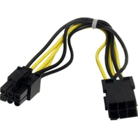 EZGENERATION 8In 6 Pin Pcie Power Extension Cable EZ131624